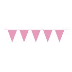 Pennant Banner Bright Pink Plastic 1000 x 32 cm