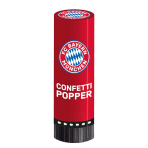 2 Confetti Popper FC Bayern Munich 4,4 x 15,2 cm