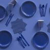 Cutlery Plastic Blueberry 24 Pieces