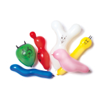 6 Latex Balloons Shaped Animals assorted