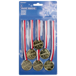 6 Award Ribbons Plastic / Fabric 10.8 x 3.8 cm