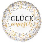 Standard - Hello Glückwunsch - GER Foil Balloon RP40 Packaged 45 cm