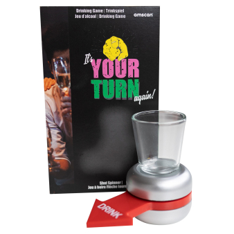 Drinking Game Shot Spinner 2 Pieces Plastic Drinking Game Shot Spinner 2 Pieces Plastic