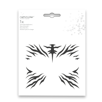Face Stencils Assorted Face Stencils Assorted