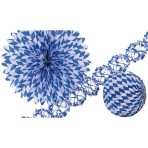 Decoration Kit Bavaria Paper 3 Pieces 25 cm / 50 cm / 400 x 12 cm