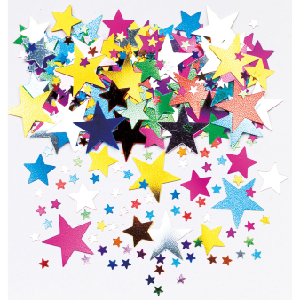 Confetti Starburst Metallic Foil 14 g Confetti Starburst Metallic Foil 14 g