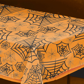 Tablecover Clear Spider Web Plastic 274 x 139 cm Tablecover Clear Spider Web Plastic 274 x 139 cm