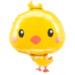 SuperShape Easter Chicky Foil Balloon P35 Packaged 55cm x 71cm