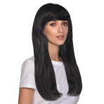 Costume Accessory Wig Long Hair Premium Black One Size
