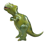 Multi Dinosaur Foil Balloon H60 Packaged 55 cm x 63 cm