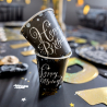 8 Cups Happy Birthday Sparkling Celebrations Paper gold 250 ml