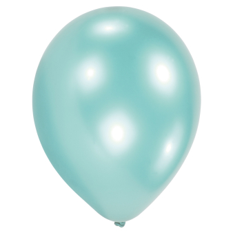 10 Latex Balloons Pearl Robin's Egg Blue 27.5 cm / 11"