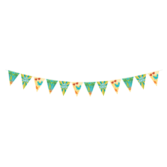 Flag Banner Surf Party Paper 400 x 20 cm Flag Banner Surf Party Paper 400 x 20 cm