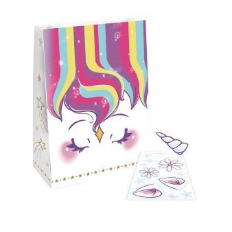 8 Party Bags Unicorn Dreams Paper 8 Party Bags Unicorn Dreams Paper