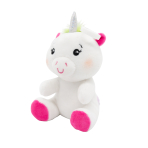 2-in-1 plush toy balloon weight unicorn with hook, 11cm, 90g