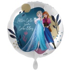Standard Frozen Birthday Foil Balloon PL40 Packaged 45 cm