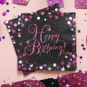 16 Napkins Sparkling Celebrations pink 33 x 33 cm