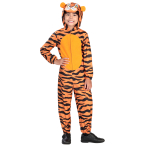 Child Costume Tiger Fleece Onesie Age 6-8 Years
