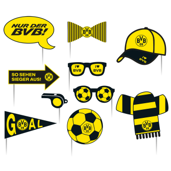 Photo Booth Kit BVB Dortmund 2025 Paper 10 Pieces