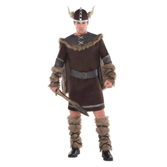 Adult Costume Viking Warrior Size M/L Adult Costume Viking Warrior Size M/L