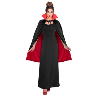 Costume Accessory Reversible Cape With Collar One size Costume Accessory Reversible Cape With Collar One size