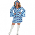 Adult Costume Disco Lady Size XXL