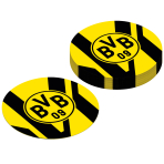 12 Coasters BVB Dortmund 2025 Paper 10,7 cm
