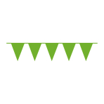 Pennant Banner Kiwi Green Plastic 1000 x 32 cm