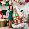 AirLoonz Gingerbread House Foil Balloon P71 Packaged 81 cm x 129 cm