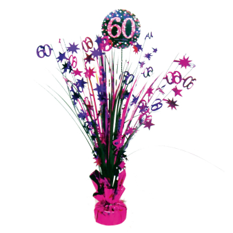 Spray Centrepiece 60 Sparkling Celebration - Pink Foil / Paper 45.7 cm Spray Centrepiece 60 Sparkling Celebration - Pink Foil / Paper 45.7 cm