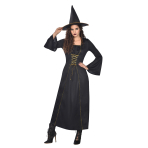 Womens Costume Black Witch Medium/Large