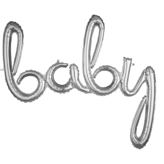 Script Phrase Phrase Baby Foil Balloon P20 Packaged 99 cm x 83 cm