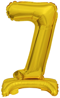 Mini Number 7 Gold Foil Balloon N16 Packaged 37 cm x 22 cm Mini Number 7 Gold Foil Balloon N16 Packaged 37 cm x 22 cm