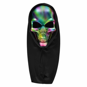 Mask Electroplate Skull Hood One size Mask Electroplate Skull Hood One size