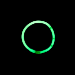 Glow Bracelet Green Plastic 20 cm