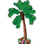 Wall Decoration Palm Tree     Paper 162 cm