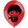 6 Latex Balloons Harry Potter 4 Sided Print 27.5 cm / 11"
