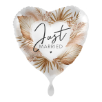 Standard Boho Dream Just Married Foil Balloon PL40 Packaged 45 cm