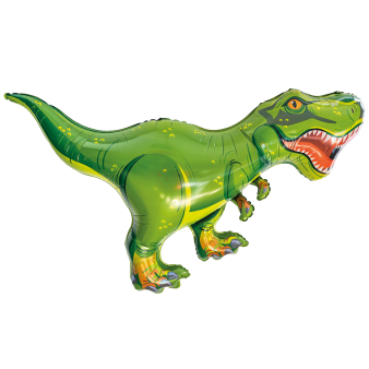 Large Shape Dinosaur T-Rex Foil Balloon H60 Packaged 113 cm x 71 cm Large Shape Dinosaur T-Rex Foil Balloon H60 Packaged 113 cm x 71 cm