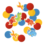 Confetti Dino Jungle Paper 14g