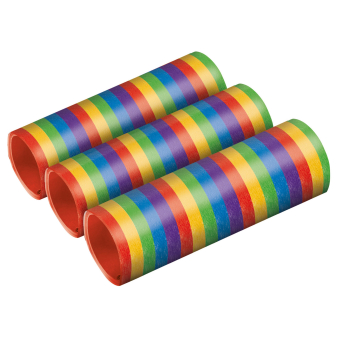 3 Streamers Bright Rainbow Metallic Paper 0.7 x 400 cm 3 Streamers Bright Rainbow Metallic Paper 0.7 x 400 cm
