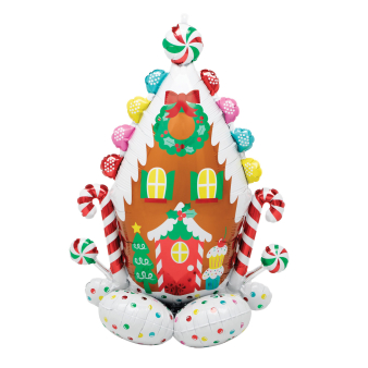 AirLoonz Gingerbread House Foil Balloon P71 Packaged 81 cm x 129 cm AirLoonz Gingerbread House Foil Balloon P71 Packaged 81 cm x 129 cm