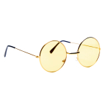 Hippie Glasses Yellow One size