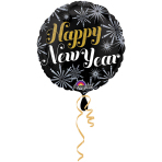 Standard New Year Pizazz Foil Balloon S40 Packaged