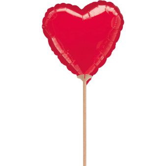 9" Mini Metallic Red Heart Heart Foil Balloon A10 Airfilled 9"/23 cm 9" Mini Metallic Red Heart Heart Foil Balloon A10 Airfilled 9"/23 cm
