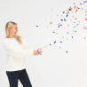Confetti Cannon Multicolor Rectangular Foil 28 cm