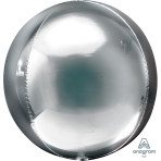 Orbz Orbz Silver Foil Balloon G20 Packaged 38 cm x 40 cm