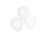 10 Latex Balloons Standard White 20.3 cm / 8"