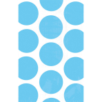 10 Paper Bags Polka Dots Carribean Blue 11.3 x 17.7 cm