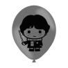 6 Latex Balloons Harry Potter 4 Sided Print 27.5 cm / 11"